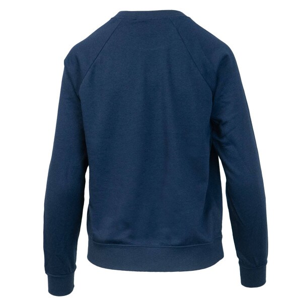 Women's Nike Navy Utah State U-State Fleece-Lined Crew Sweatshirt